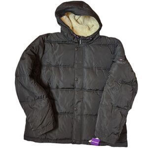 London Fog Men’s Parka Black XXL Hooded